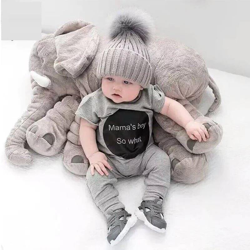 🐘 Cuddlephant™ – Soft Elephant Pillow for Snuggles & Sweet Dreams 💖🛏️