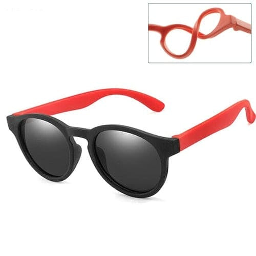 🕶️ SunSafe Explorers™ – Polarized Round Sunglasses for Cool Kids ☀️🧒