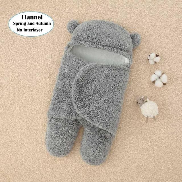 SnuggleSack™ Winter Baby Sleep Sack – Cozy Wearable Blanket for Newborns