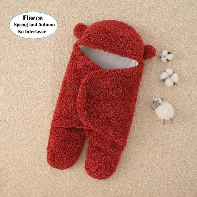 SnuggleSack™ Winter Baby Sleep Sack – Cozy Wearable Blanket for Newborns