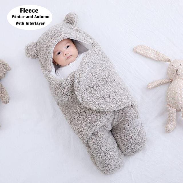 SnuggleSack™ Winter Baby Sleep Sack – Cozy Wearable Blanket for Newborns