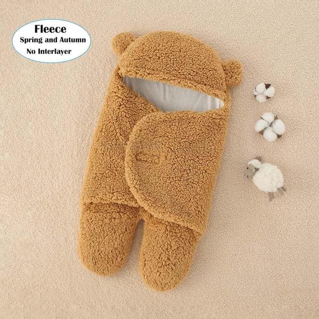 SnuggleSack™ Winter Baby Sleep Sack – Cozy Wearable Blanket for Newborns