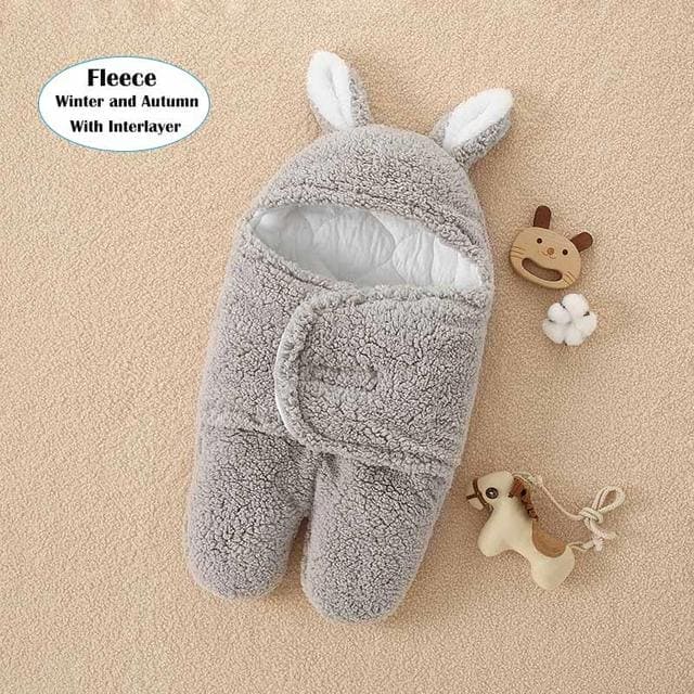 SnuggleSack™ Winter Baby Sleep Sack – Cozy Wearable Blanket for Newborns