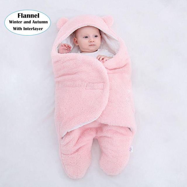 SnuggleSack™ Winter Baby Sleep Sack – Cozy Wearable Blanket for Newborns