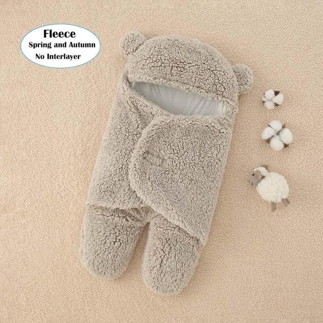 SnuggleSack™ Winter Baby Sleep Sack – Cozy Wearable Blanket for Newborns