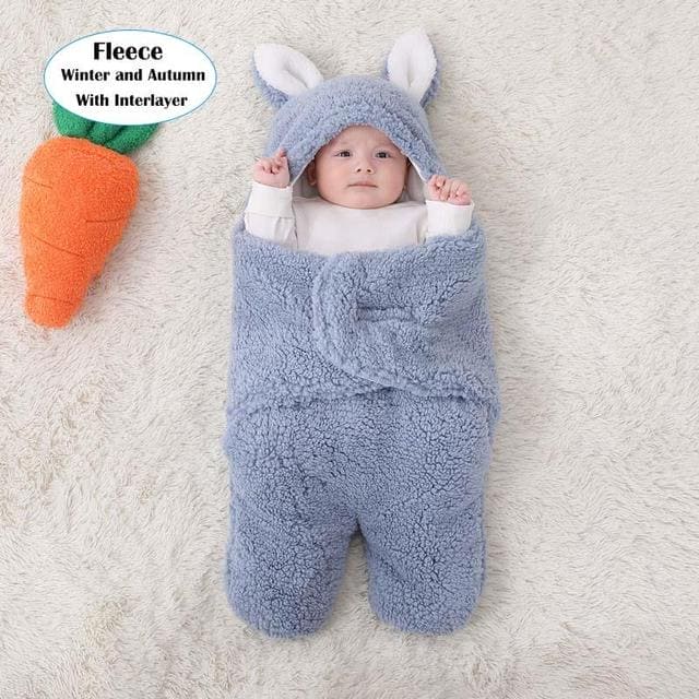 SnuggleSack™ Winter Baby Sleep Sack – Cozy Wearable Blanket for Newborns