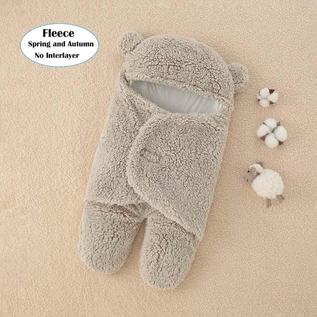 SnuggleSack™ Winter Baby Sleep Sack – Cozy Wearable Blanket for Newborns