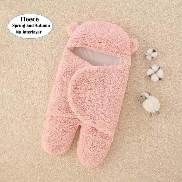 SnuggleSack™ Winter Baby Sleep Sack – Cozy Wearable Blanket for Newborns
