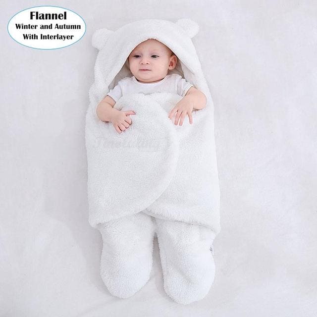 SnuggleSack™ Winter Baby Sleep Sack – Cozy Wearable Blanket for Newborns