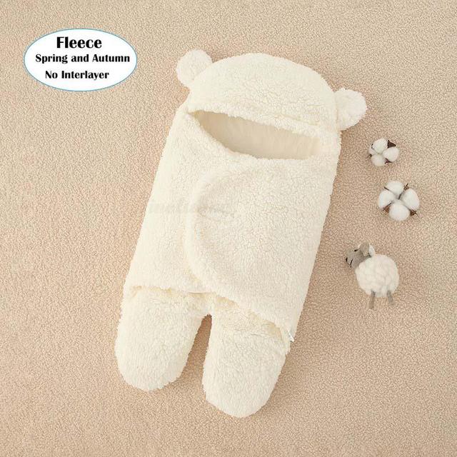 SnuggleSack™ Winter Baby Sleep Sack – Cozy Wearable Blanket for Newborns