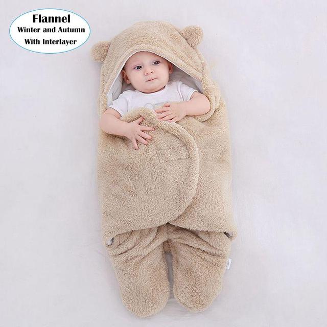 SnuggleSack™ Winter Baby Sleep Sack – Cozy Wearable Blanket for Newborns