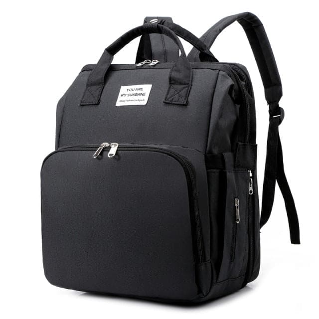 💤 Your Baby’s Dream Haven: Ultimate Portable Bed & Diaper Bag Combo! 🎒🍼