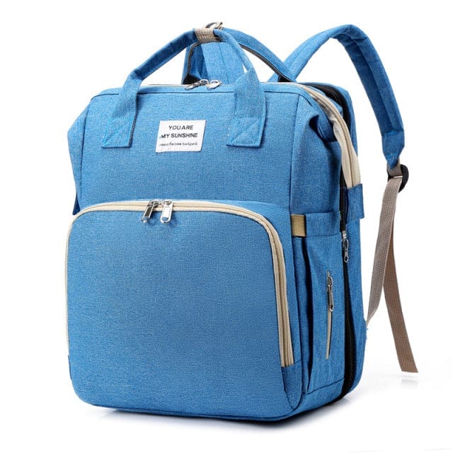 💤 Your Baby’s Dream Haven: Ultimate Portable Bed & Diaper Bag Combo! 🎒🍼