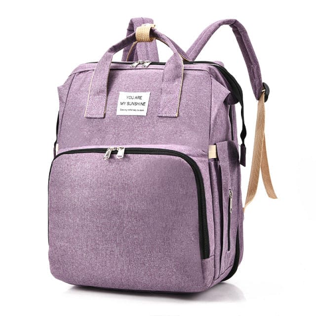 💤 Your Baby’s Dream Haven: Ultimate Portable Bed & Diaper Bag Combo! 🎒🍼