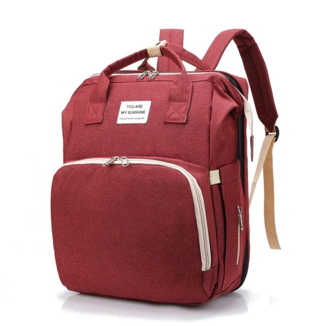 💤 Your Baby’s Dream Haven: Ultimate Portable Bed & Diaper Bag Combo! 🎒🍼