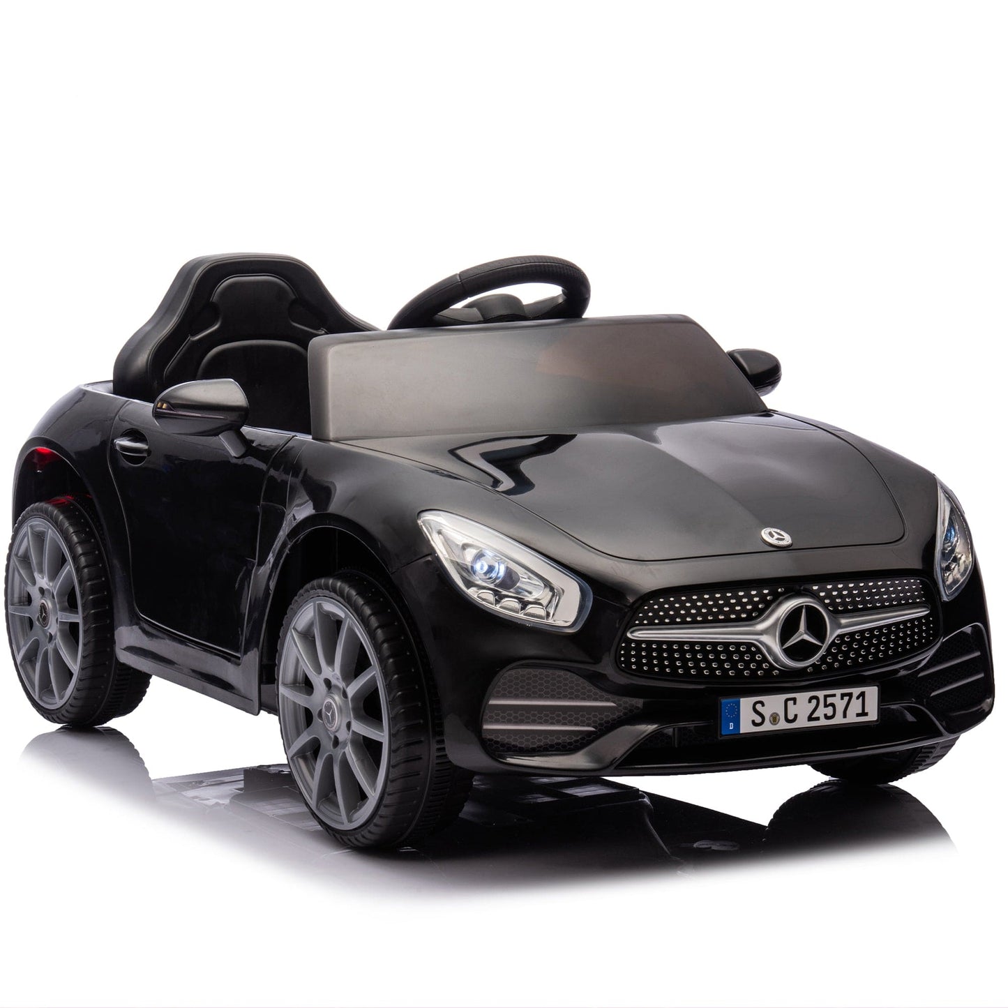 Licensed Mercedes-Benz CLS 350,12V Kids Ride On Toy Car w/Parents Control,2wd,Four-wheel suspension,Music,Bluetooth,LED Light,USB,Power display,Volume adjustment,Speeds 1.24-3.11MPH for Kids Aged 2-4. - The Little Big Store