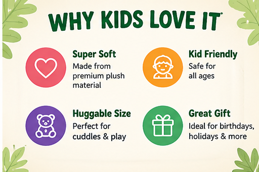 T-Rex Buddy™ – Ultra-Soft Plush Dinosaur Toy for Kids