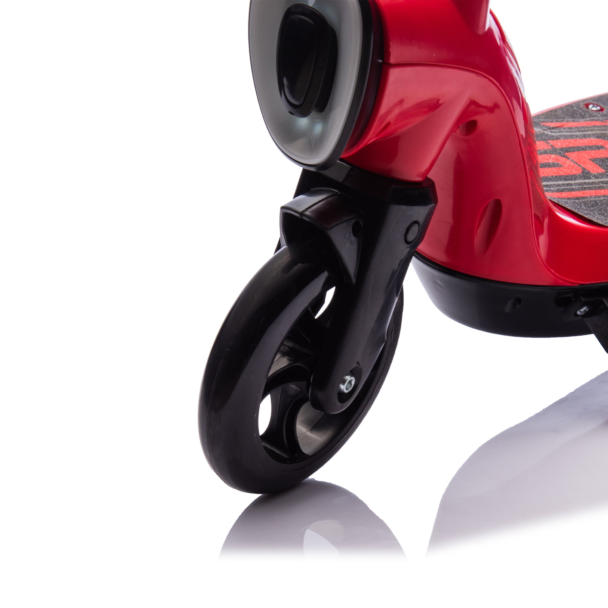 Kids Ride On Electric Scooter With Kickstand,Scooter Bell,Faster Speed And Longer Usage Time,Rear Brake,Wider Pedal,Non-Slip Handle,Colorful LED Lights,5.59-6.84 MPH For Kids 6+. - The Little Big Store