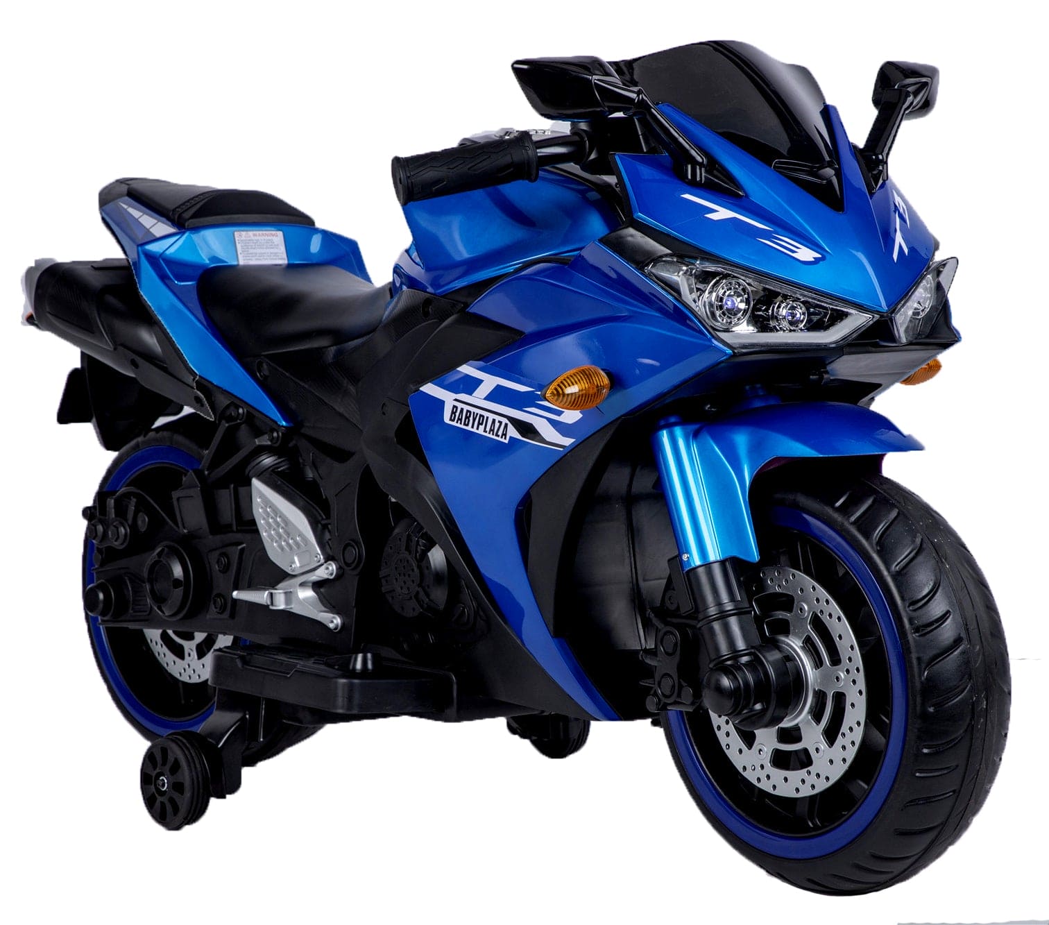 kids motorcycle, 12V motorcycle for kids 3 4 5 6 years Boys Girls 12v7ah kids motorcycle ride on toy with Training Wheels/manual throttle/ drive by hand /Lighting wheels - The Little Big Store