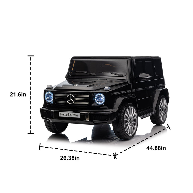 PowerCruise™ 24V Mercedes-Benz G500 Kids Ride-On SUV – Official Licensed Luxury Car w/ Remote Control, Bluetooth, LED Lights & Shock Absorption