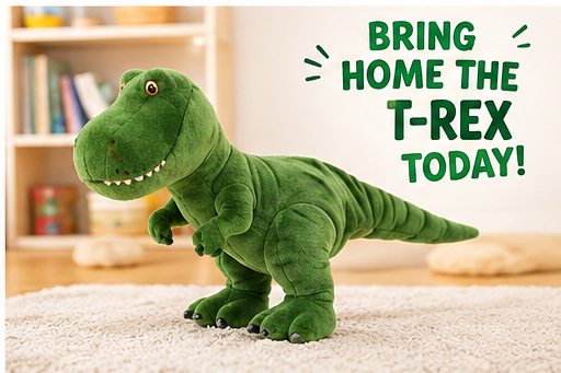 T-Rex Buddy™ – Ultra-Soft Plush Dinosaur Toy for Kids