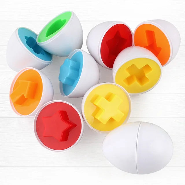 Matching Montessori Sensory Educational Eggs - The Little Big Store