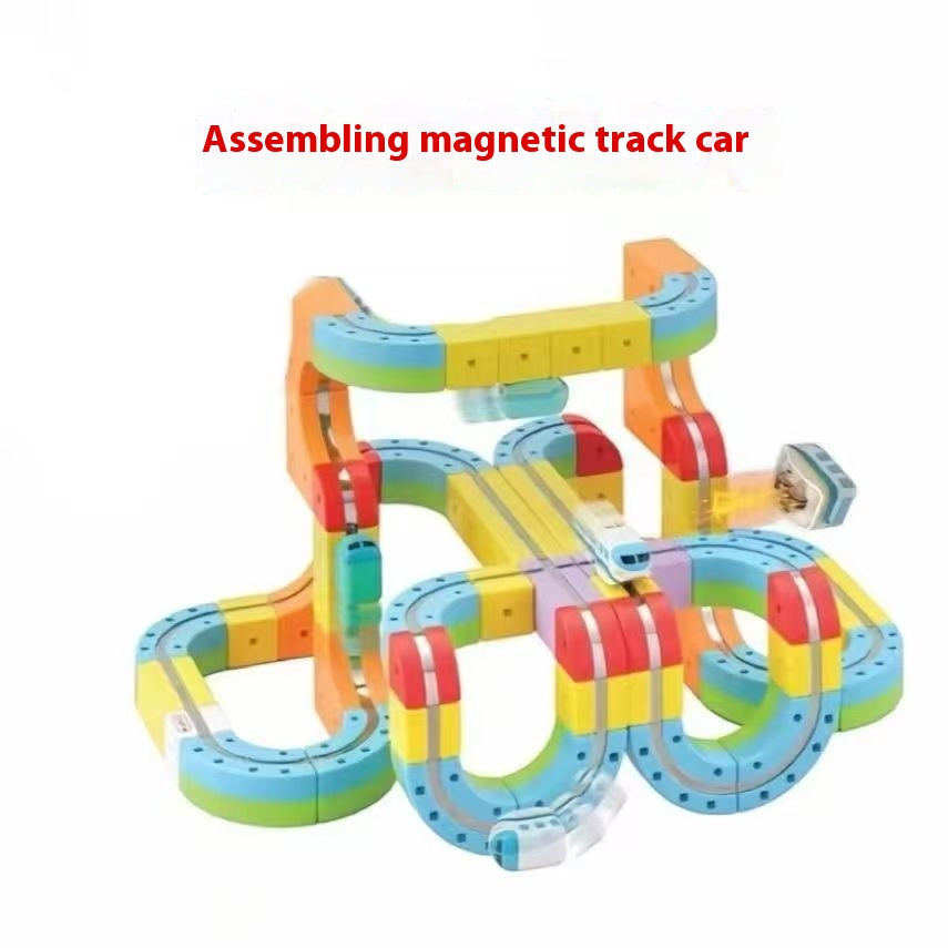 MagniTrack™ – Creative Magnetic Rail Car Adventure Set 🚄✨