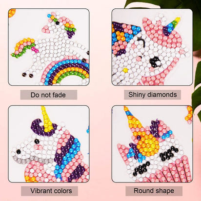 SparkleDreams: Unicorn 5D Diamond Painting Kit for Kids - The Little Big Store