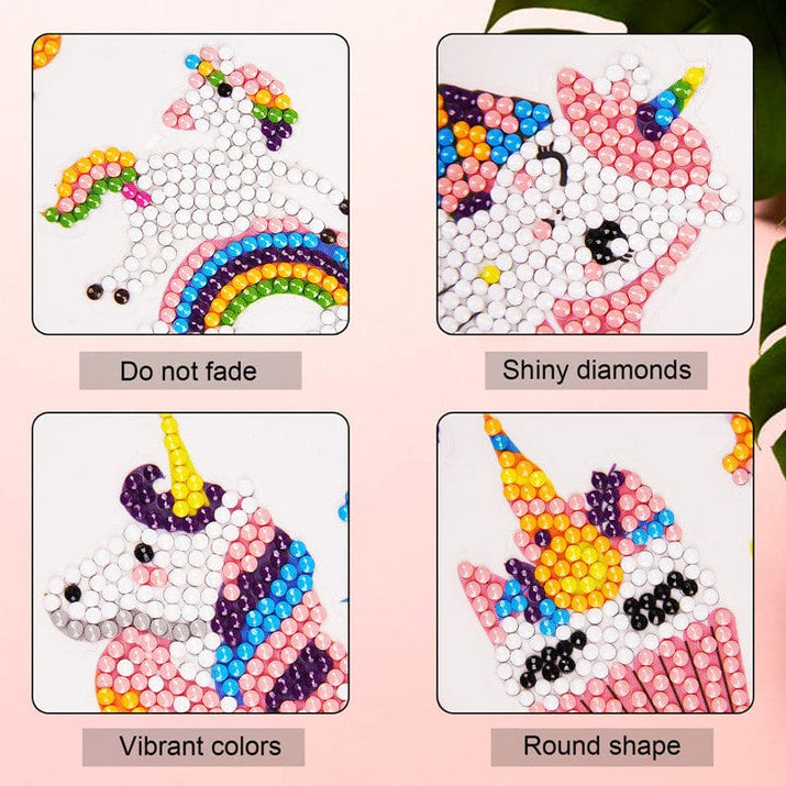 SparkleDreams: Unicorn 5D Diamond Painting Kit for Kids - The Little Big Store