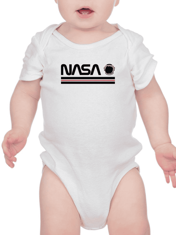 Nasa Helmet Banner Bodysuit -NASA Designs - The Little Big Store