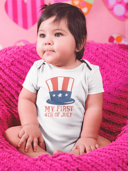My First 4th Of July Art Bodysuit -SmartPrintsInk Designs - The Little Big Store