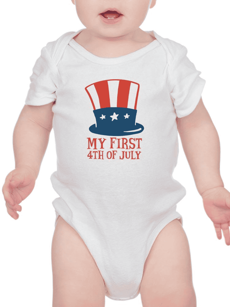 My First 4th Of July Art Bodysuit -SmartPrintsInk Designs - The Little Big Store