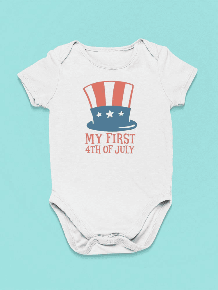 My First 4th Of July Art Bodysuit -SmartPrintsInk Designs - The Little Big Store