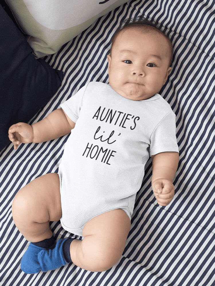Auntie's Lil' Homie Bodysuit Baby's -GoatDeals Designs - The Little Big Store