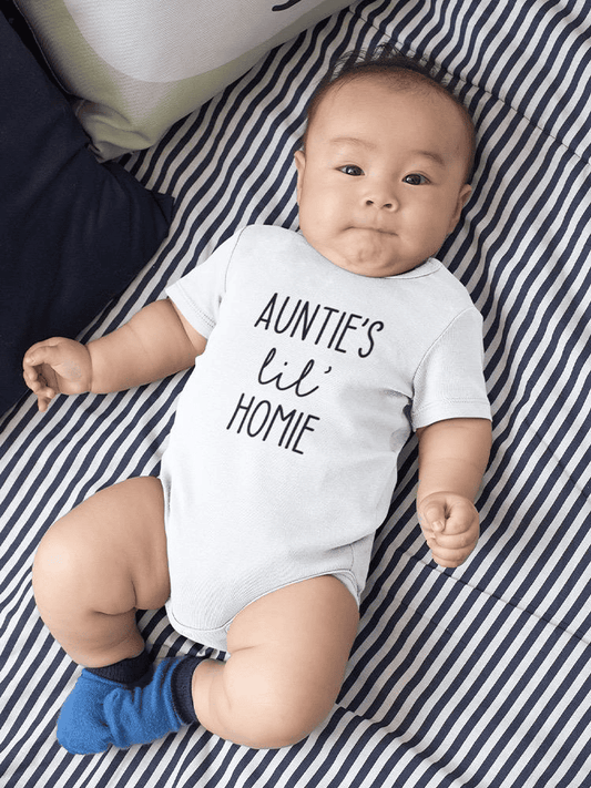 Auntie's Lil' Homie Bodysuit Baby's -GoatDeals Designs - The Little Big Store