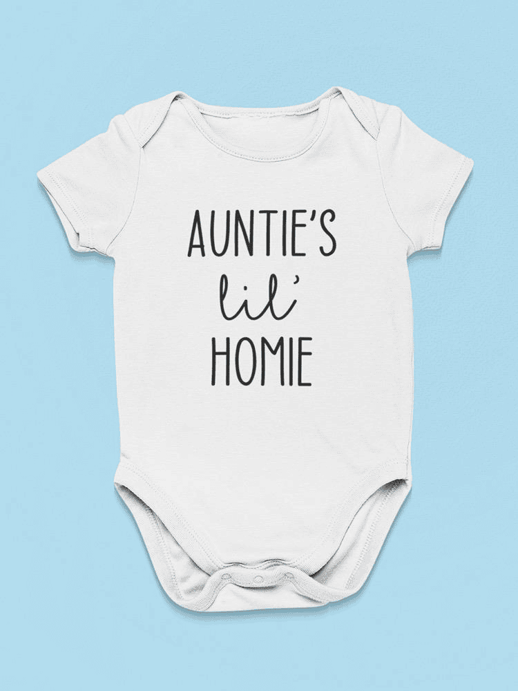 Auntie's Lil' Homie Bodysuit Baby's -GoatDeals Designs - The Little Big Store