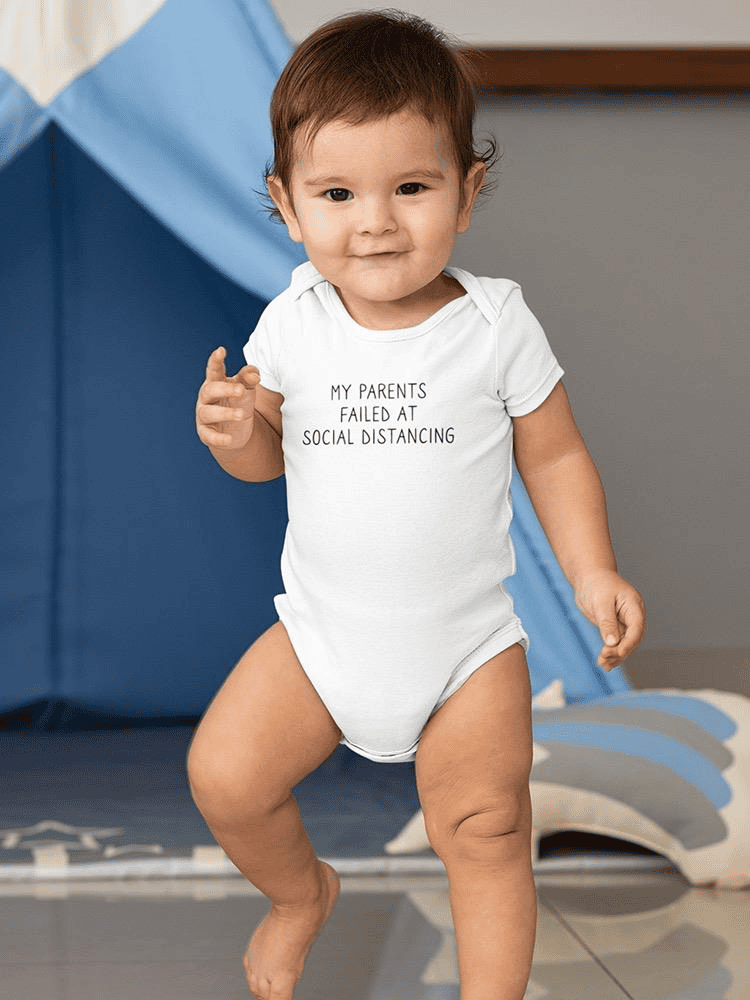 Failed Social Distancing Bodysuit -SmartPrintsInk Designs - The Little Big Store