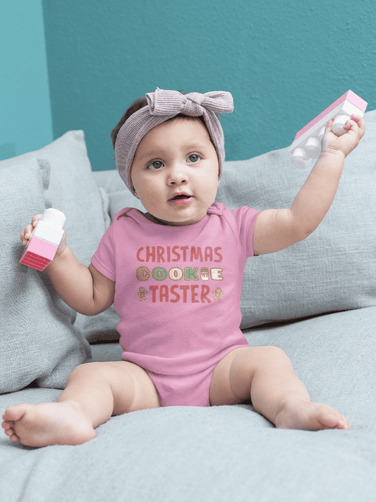 Christmas Cookie Taster! Bodysuit -SmartPrintsInk Designs - The Little Big Store