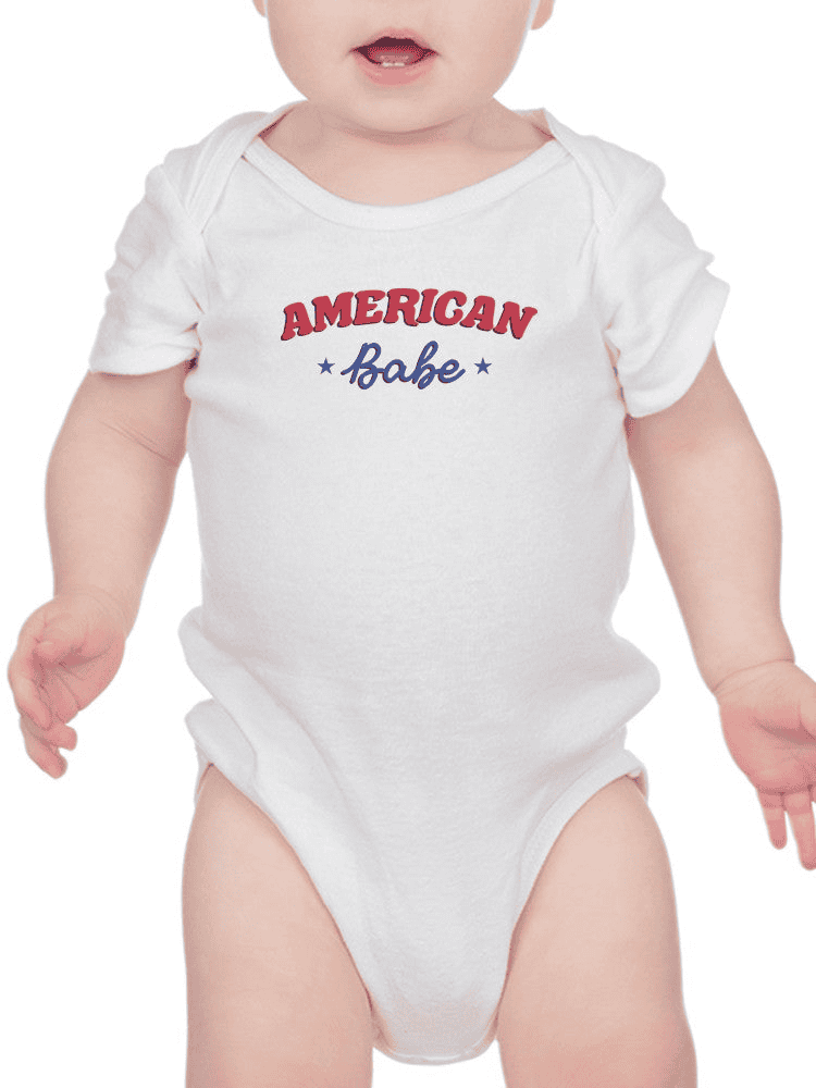 American Babe, Quote Bodysuit Baby's -SmartPrintsInk Designs - The Little Big Store