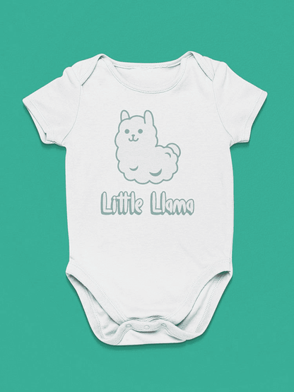 Little Llama Bodysuit Baby's -SmartPrintsInk Designs - The Little Big Store