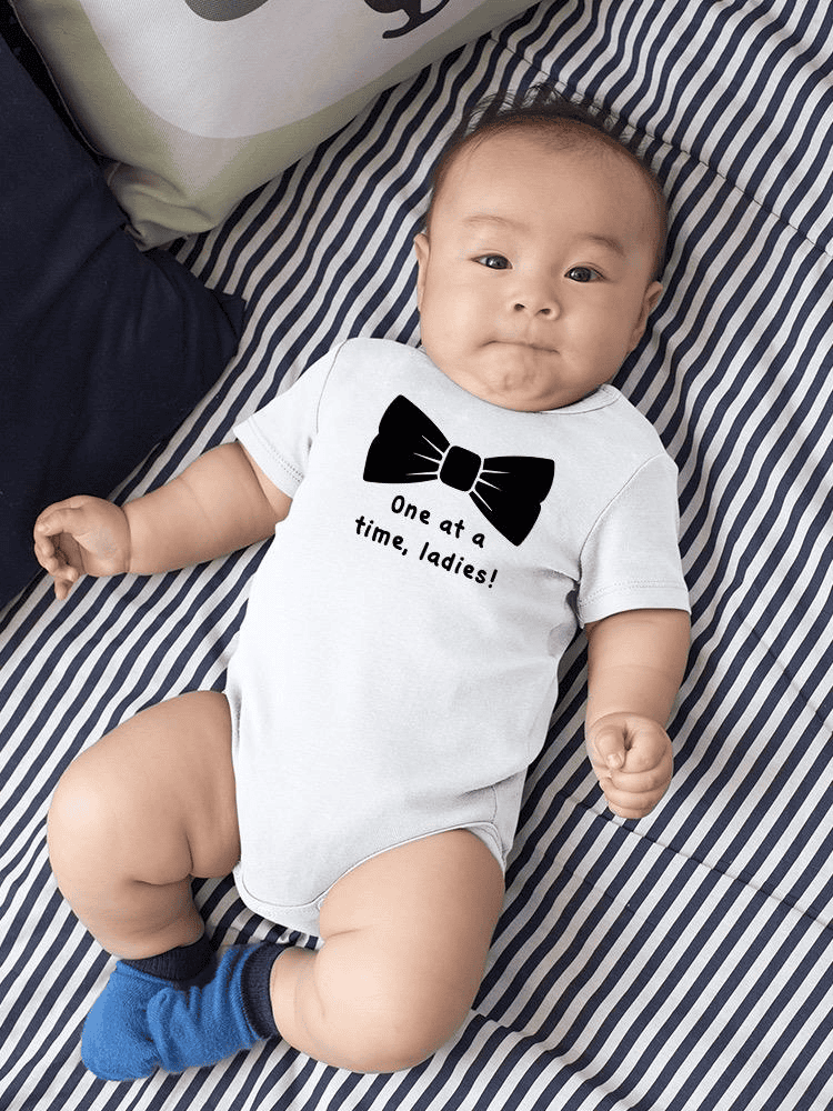 One At The Time, Quote Bodysuit Baby's -SmartPrintsInk Designs - The Little Big Store