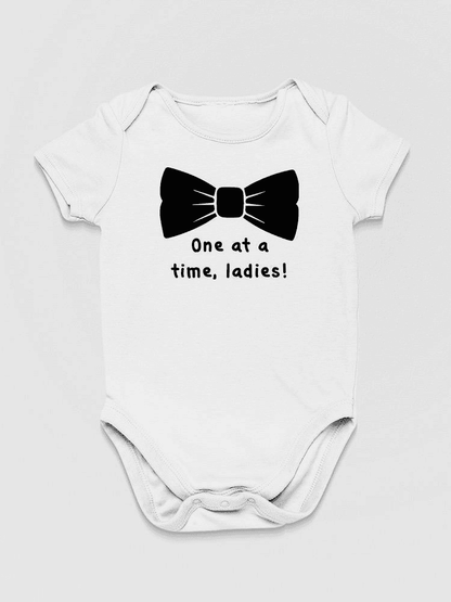 One At The Time, Quote Bodysuit Baby's -SmartPrintsInk Designs - The Little Big Store