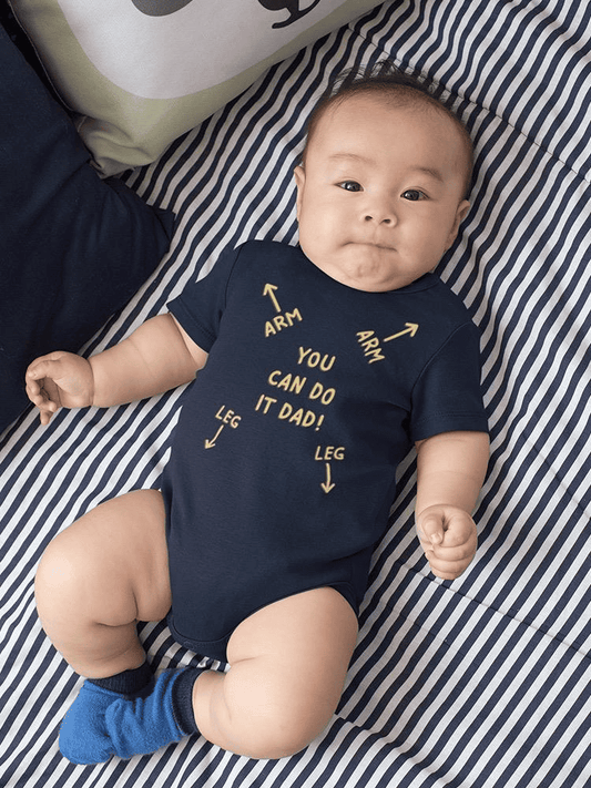 You Can Do It Dad! Quote Bodysuit Baby's -SmartPrintsInk Designs - The Little Big Store