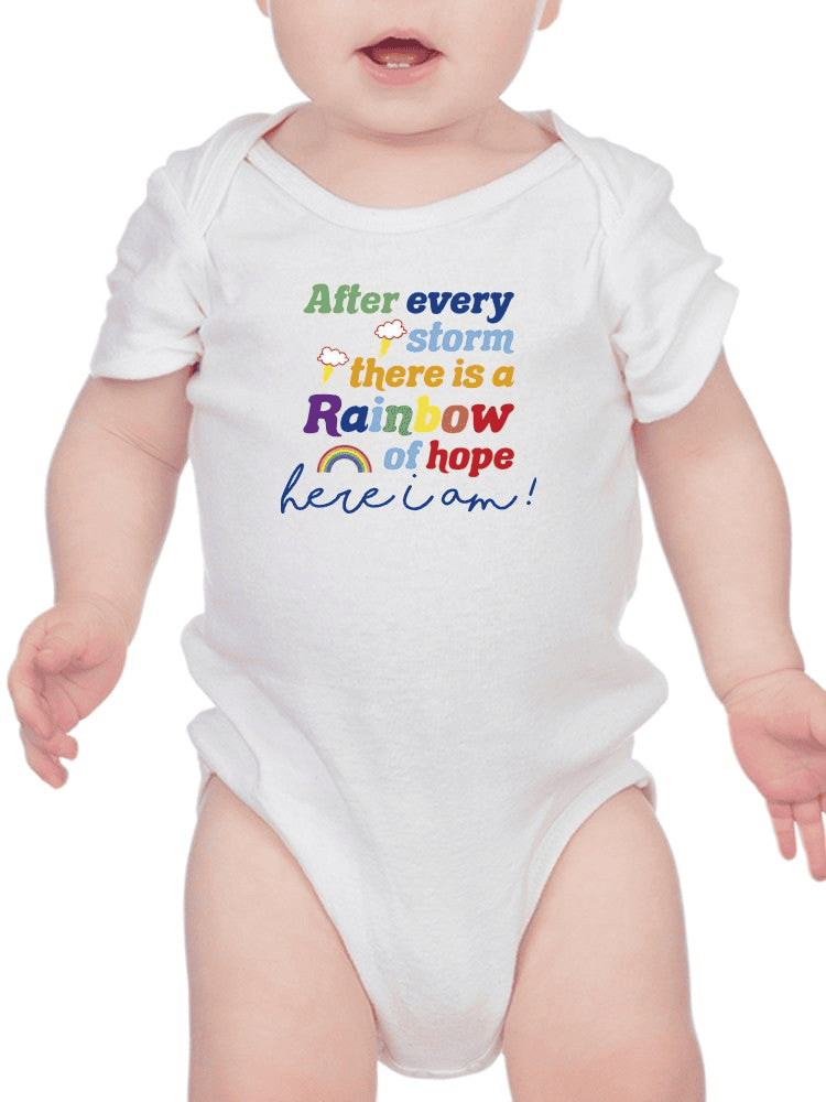After Every Storm, Quote Bodysuit Baby's -SmartPrintsInk Designs - The Little Big Store