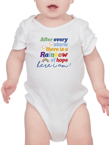After Every Storm, Quote Bodysuit Baby's -SmartPrintsInk Designs - The Little Big Store