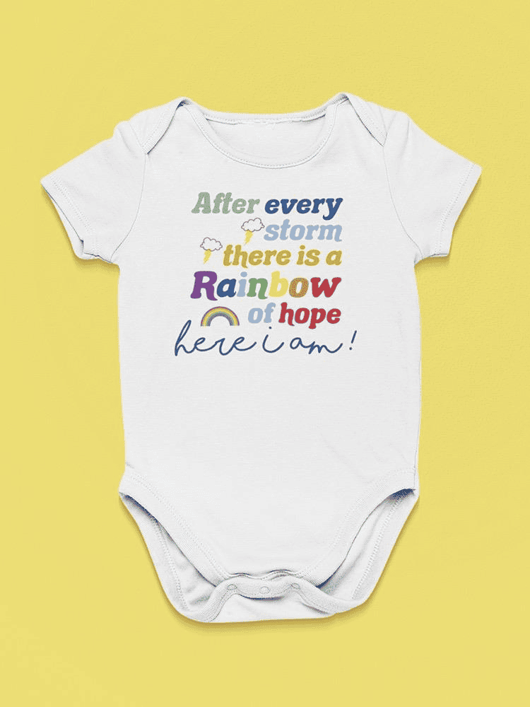 After Every Storm, Quote Bodysuit Baby's -SmartPrintsInk Designs - The Little Big Store