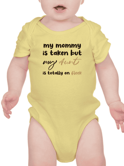 Aunt Totally On Fleek, Quote Bodysuit Baby's -SmartPrintsInk Designs - The Little Big Store