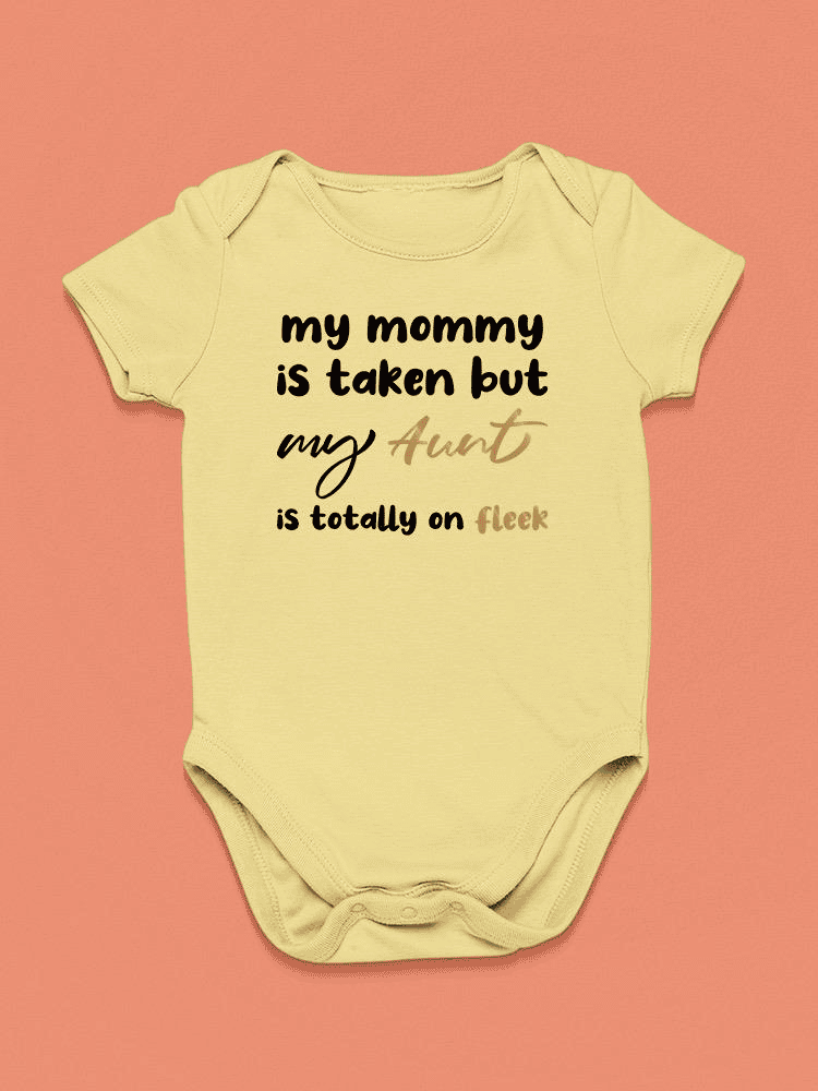 Aunt Totally On Fleek, Quote Bodysuit Baby's -SmartPrintsInk Designs - The Little Big Store