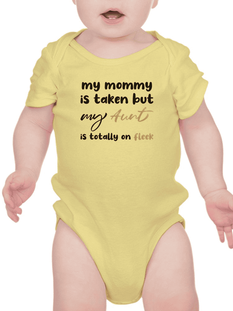 Aunt Totally On Fleek, Quote Bodysuit Baby's -SmartPrintsInk Designs - The Little Big Store
