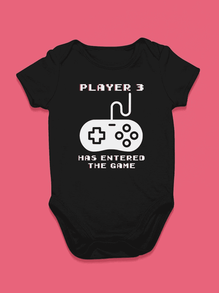 Player 3 Has Entered Bodysuit Baby's -SmartPrintsInk Designs - The Little Big Store